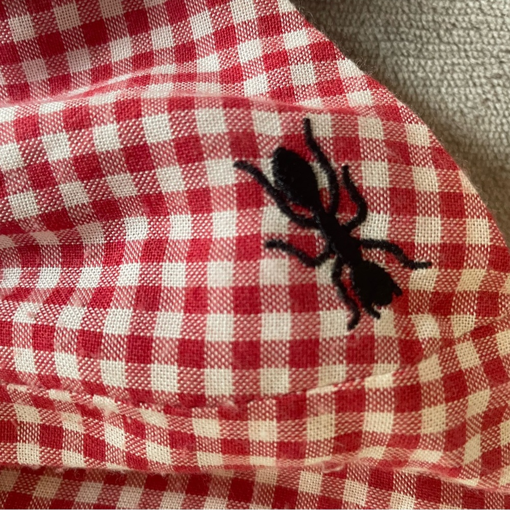 RARE: Fashion Brand Company I Love Bugs picnic dress WITH MATCHING SCRUNCHIE!! - Picture 5 of 8